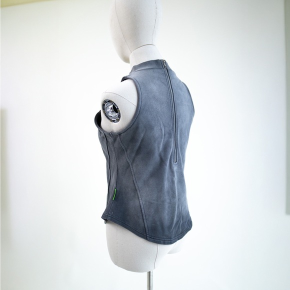 Halter Charcoal Gray Top Size M - Picture 3 of 6